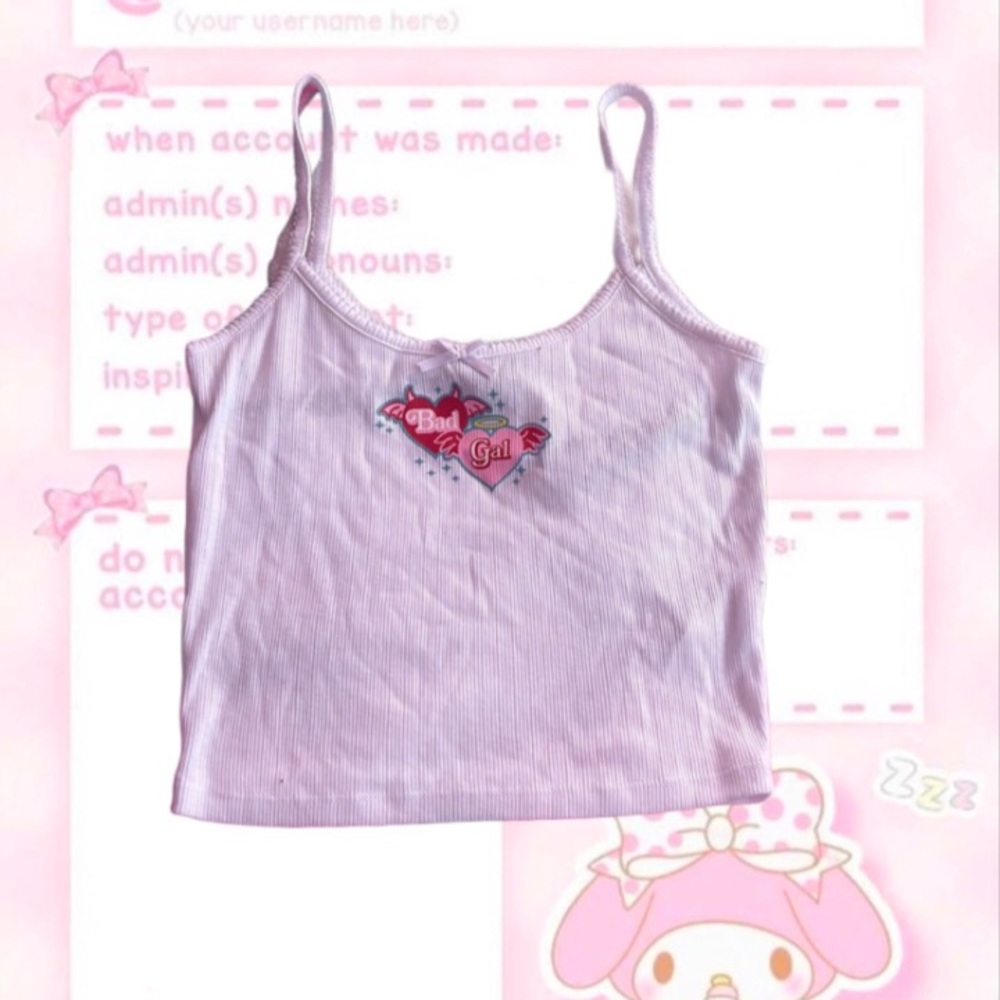 y2k cami crop top